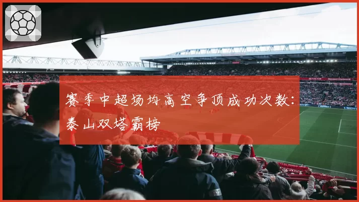 赛季中超场均高空争顶成功次数:泰山双塔霸榜